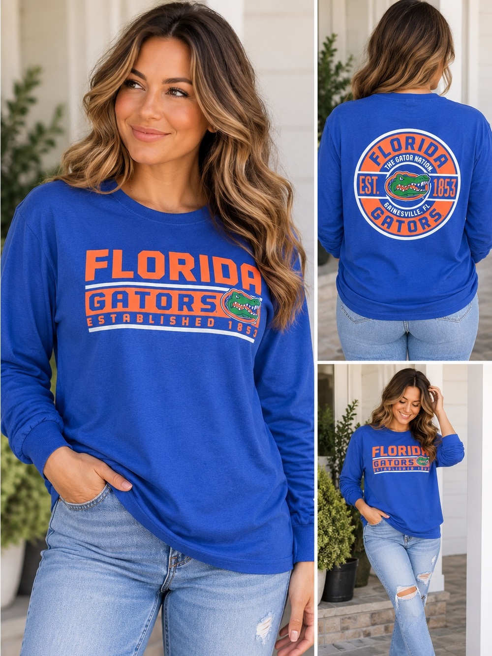 Russell Athletic Florida Gators NCAA Established 1853 Long Sleeve Tee - Large